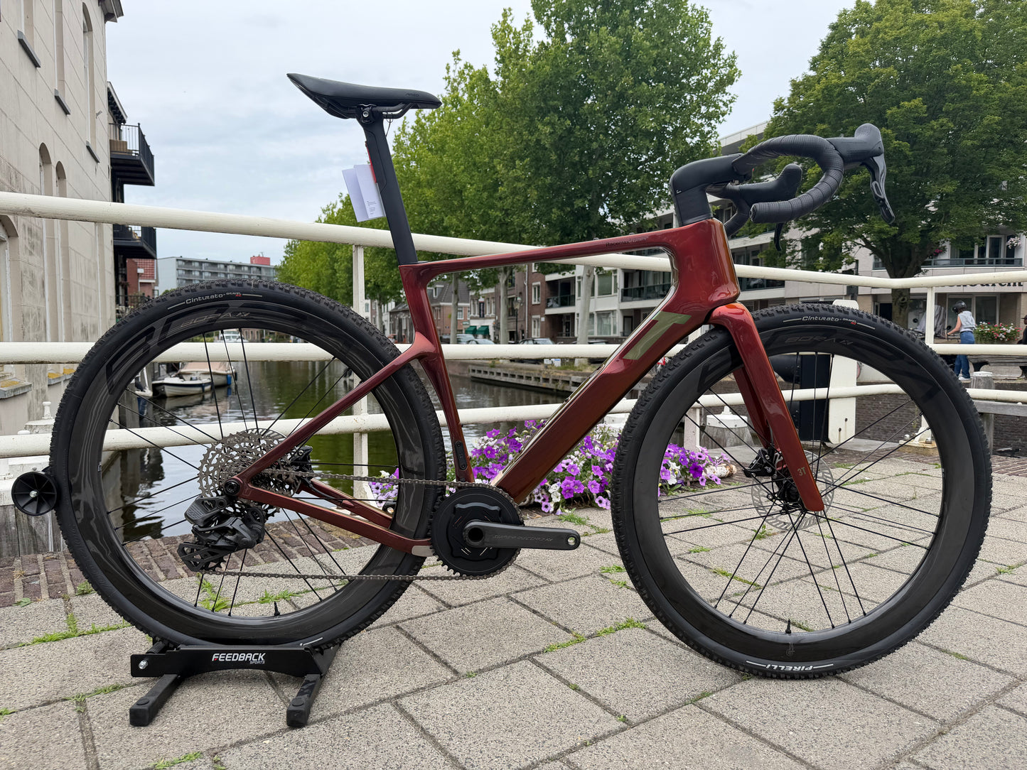 Custom 3T Racemax 2 Italia Campagnolo super record X gravelbike